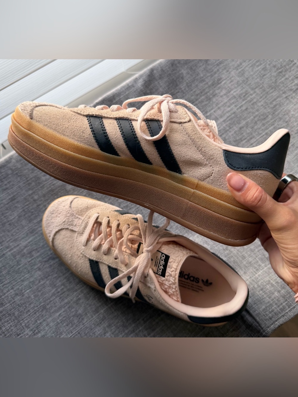 Adidas Gazelle’s Platform Suede Sneakers